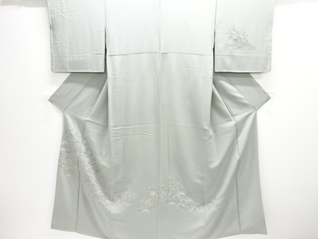 JAPANESE KIMONO / HOMONGI / EMBROIDERY / FLOWER